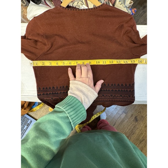 Peruvian Connection Long Sleeve Pima Cotton Sweater Dress Tribal Size XS - Picture 9 of 12